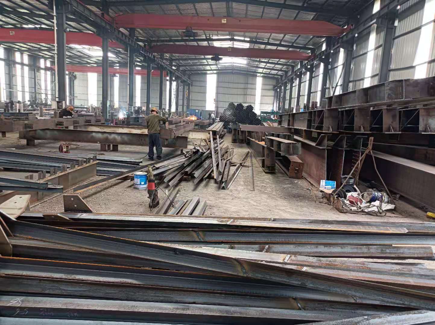 山西钢结构加工工艺:钢材矫正及放样